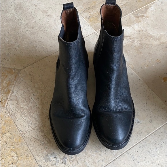 worn chelsea boots